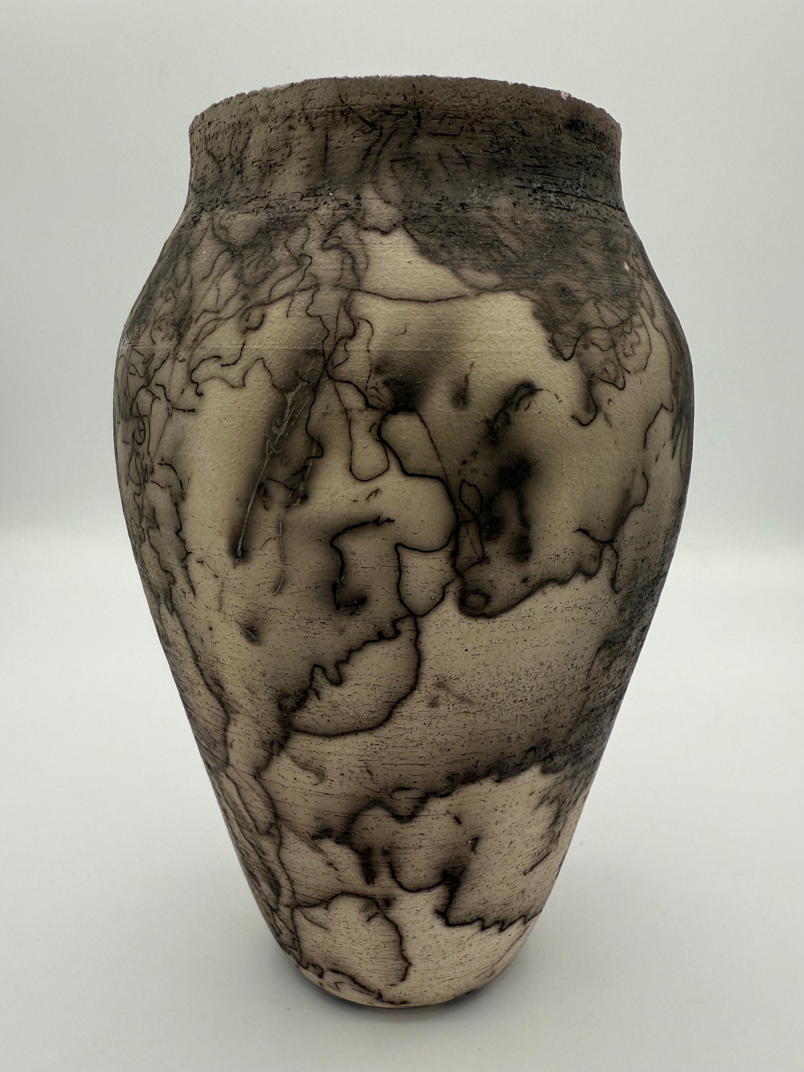 Horsehair Raku Vessel