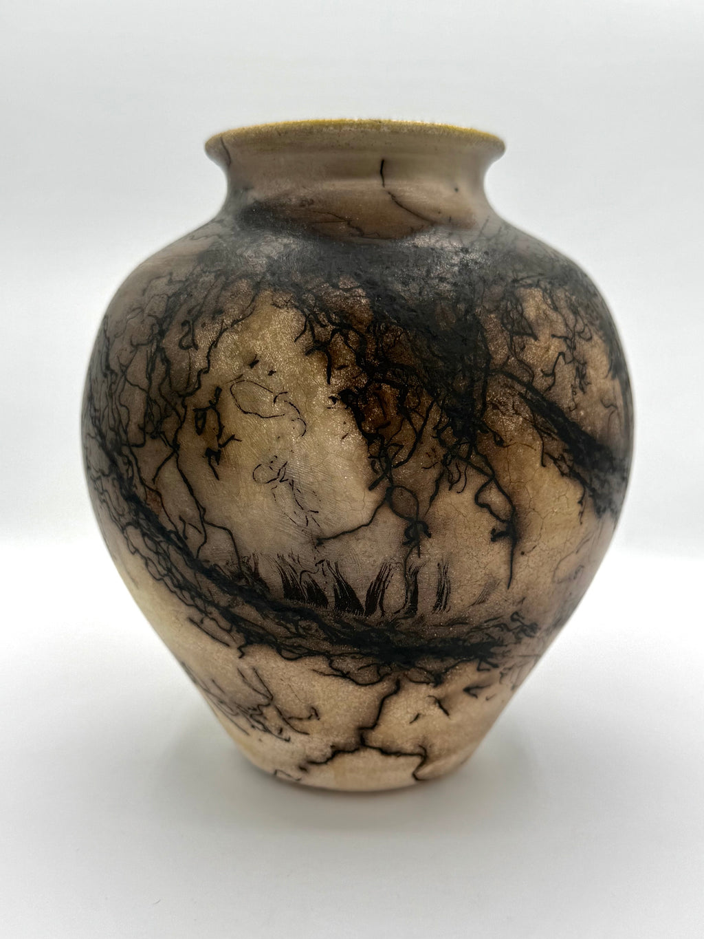 Raku Vase