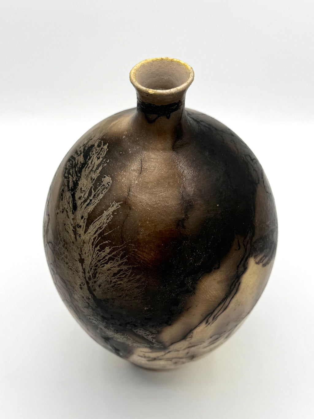 Raku Vase
