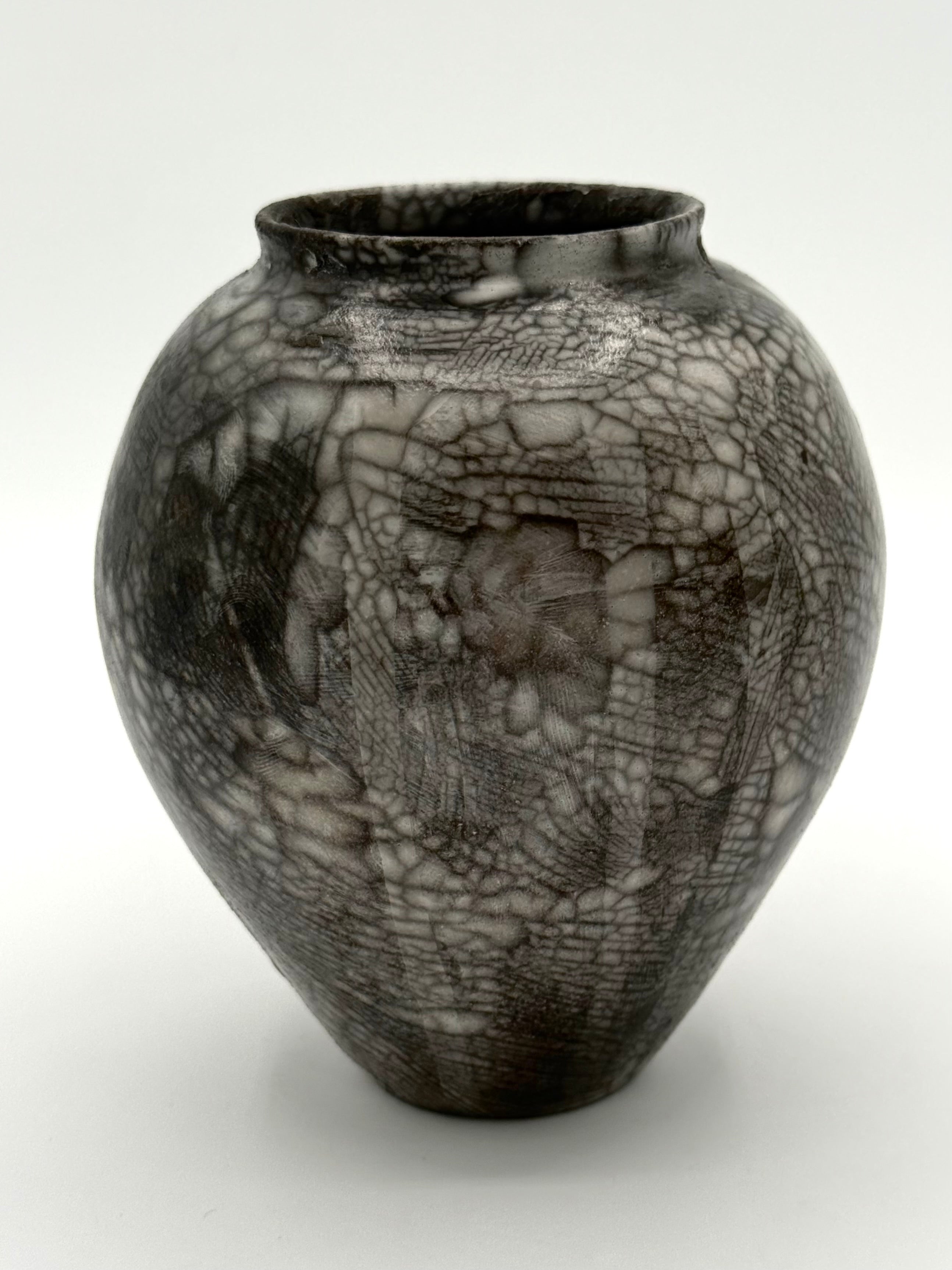 Raku Vase