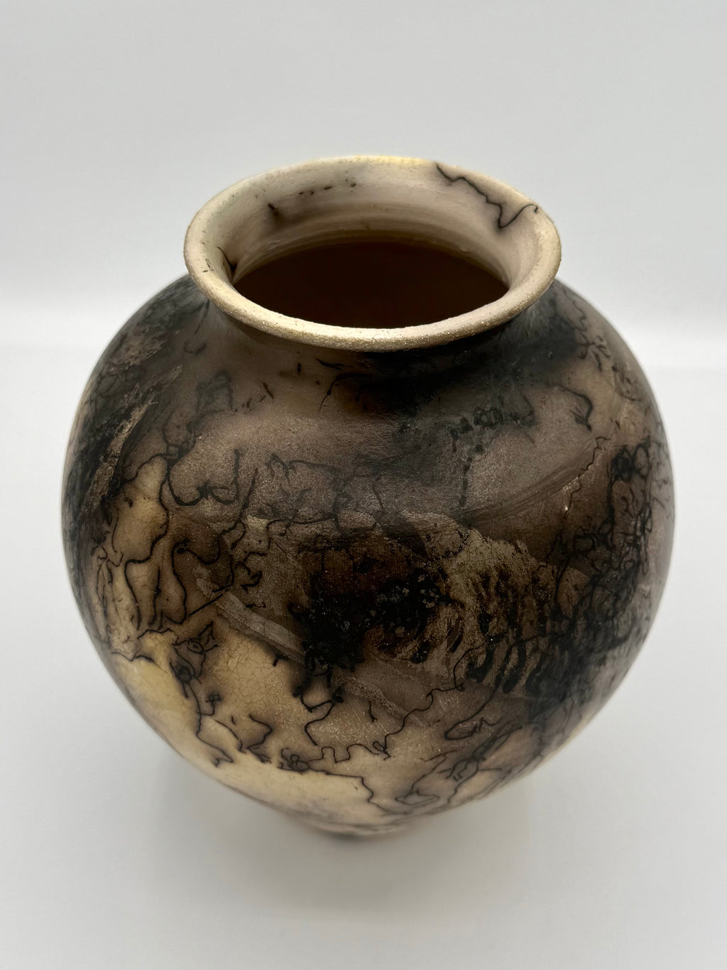 Raku Vase