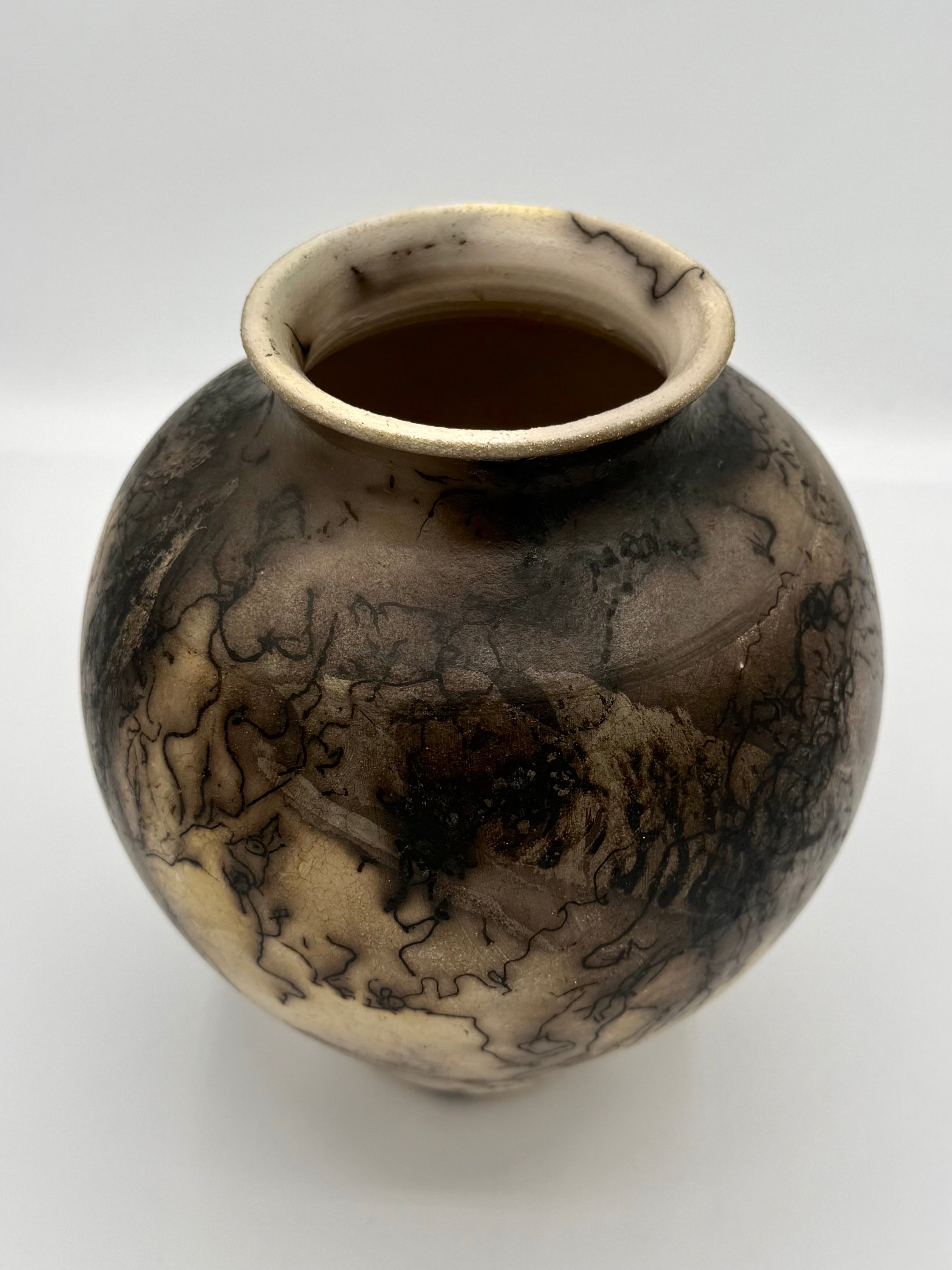 Raku Vase