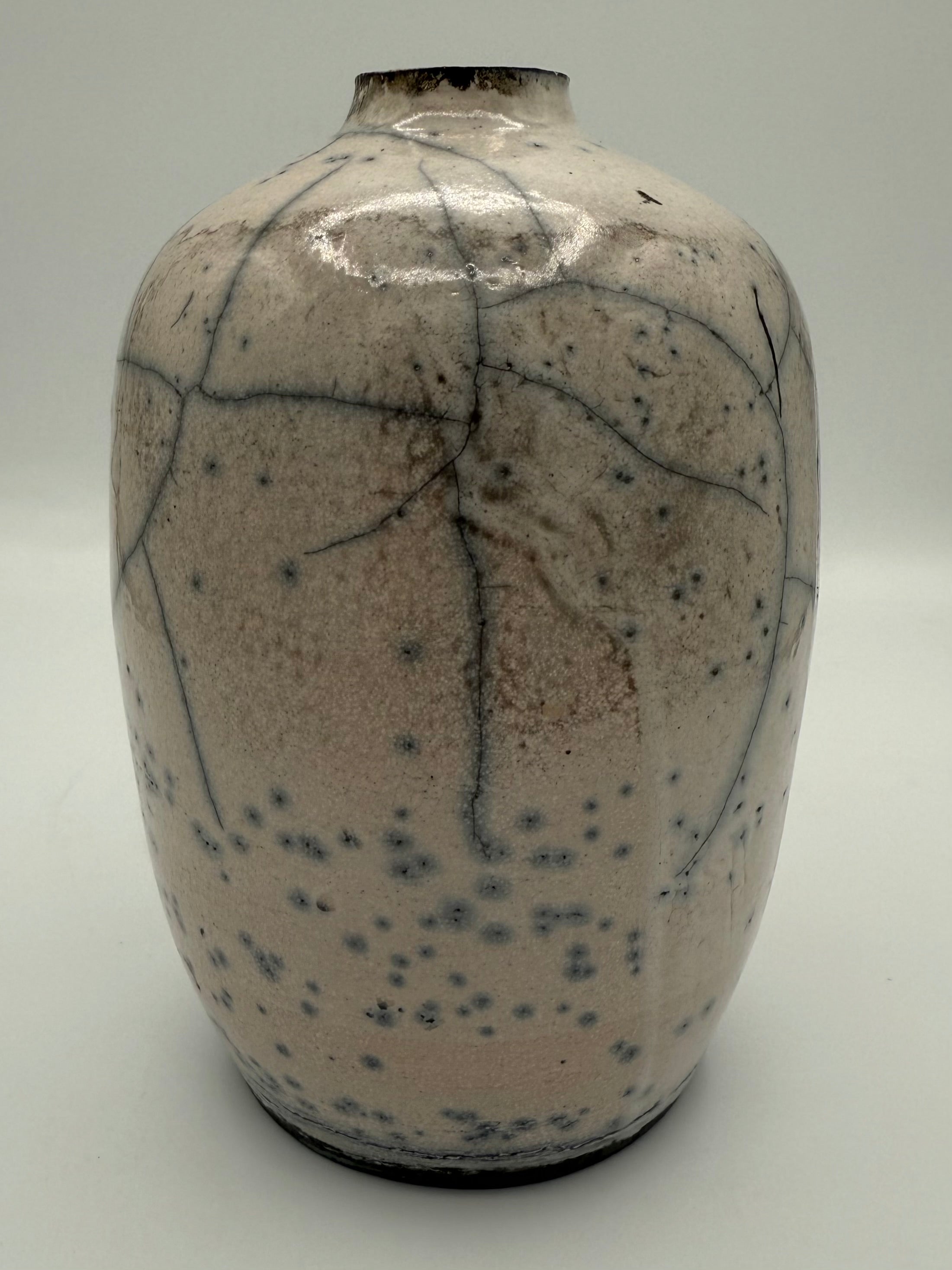 Raku Vase