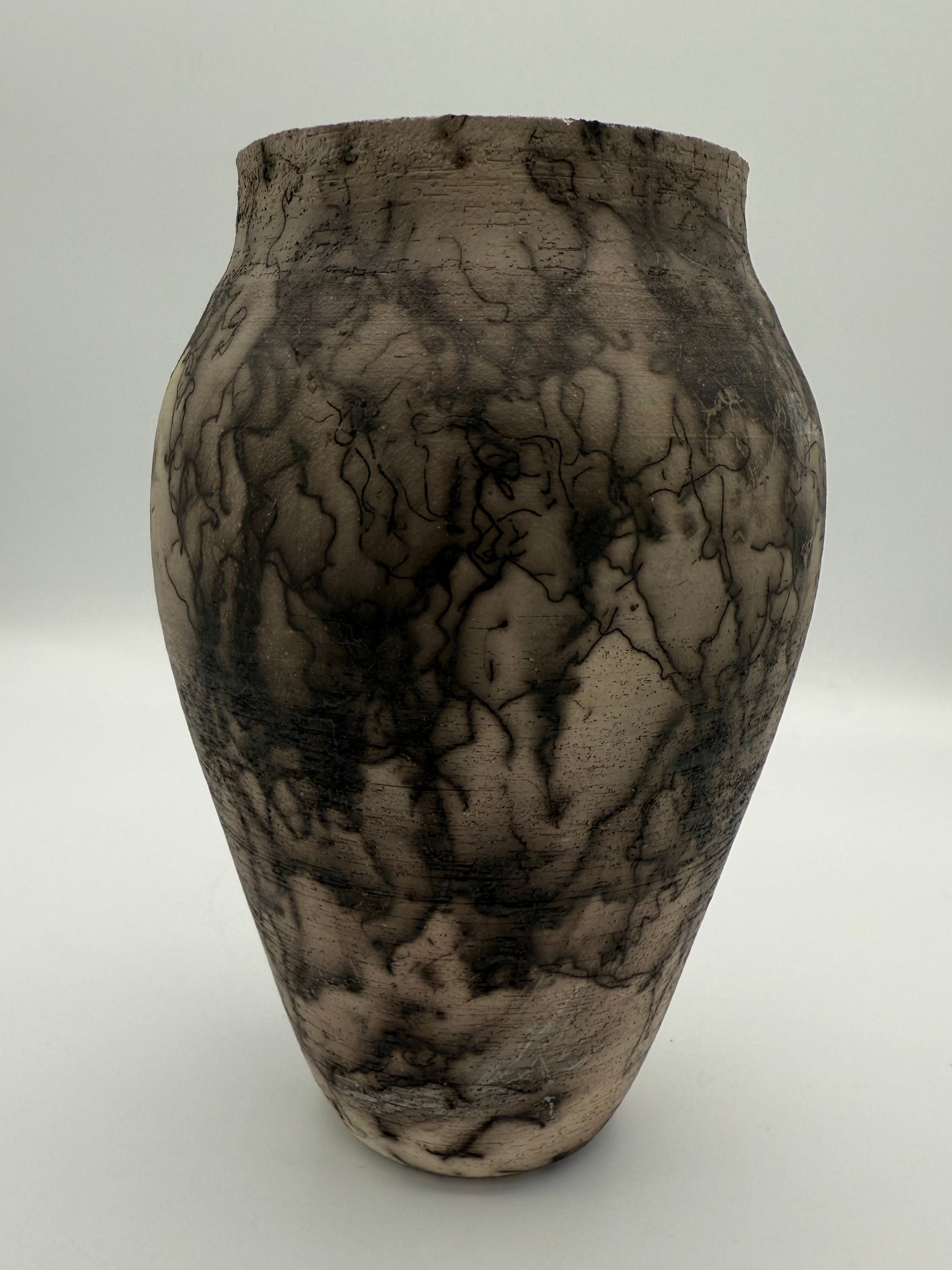 Horsehair Raku Vessel