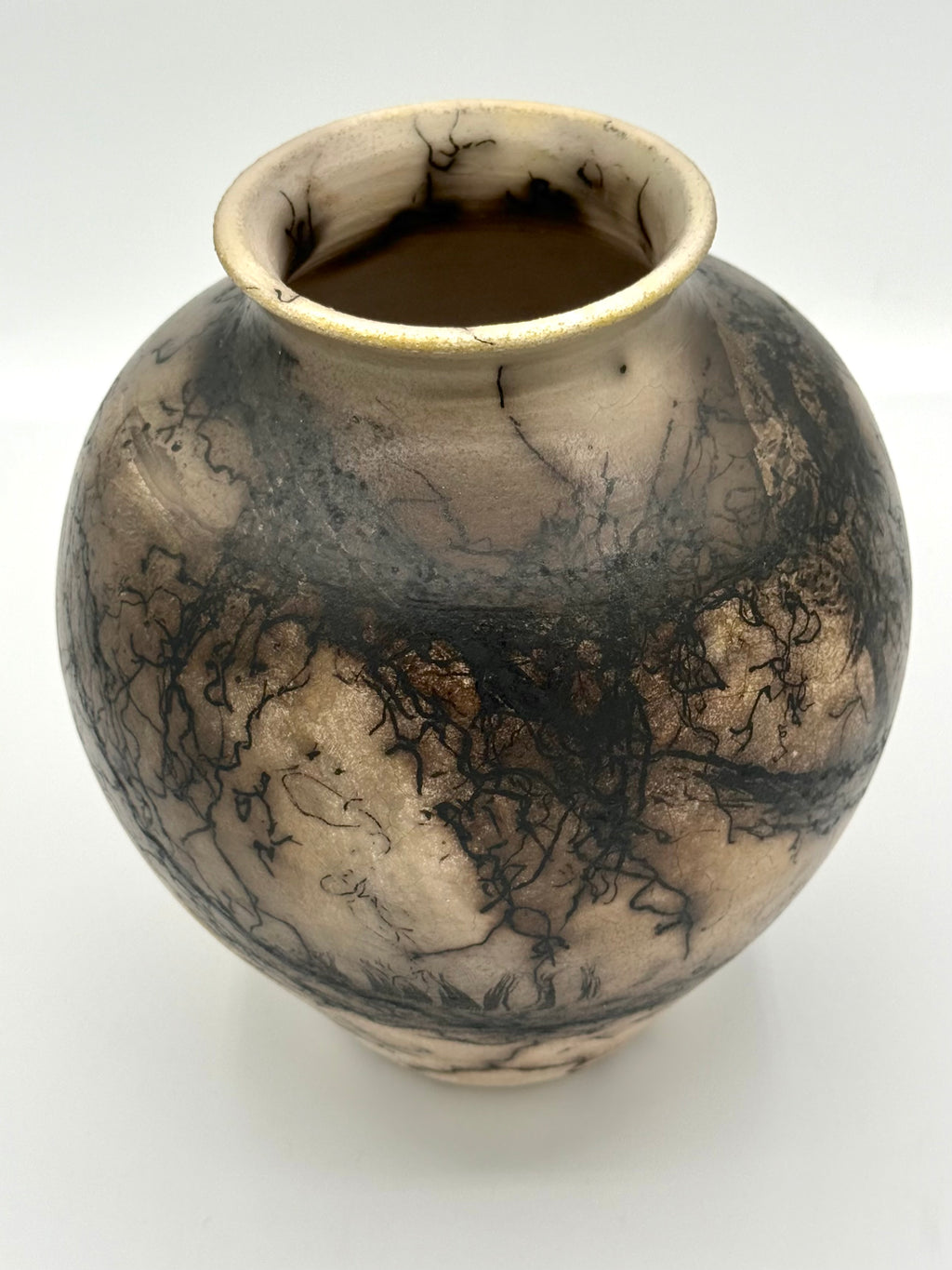 Raku Vase