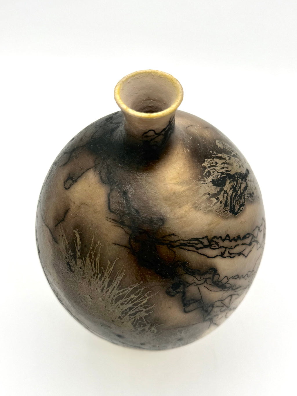 Raku Vase