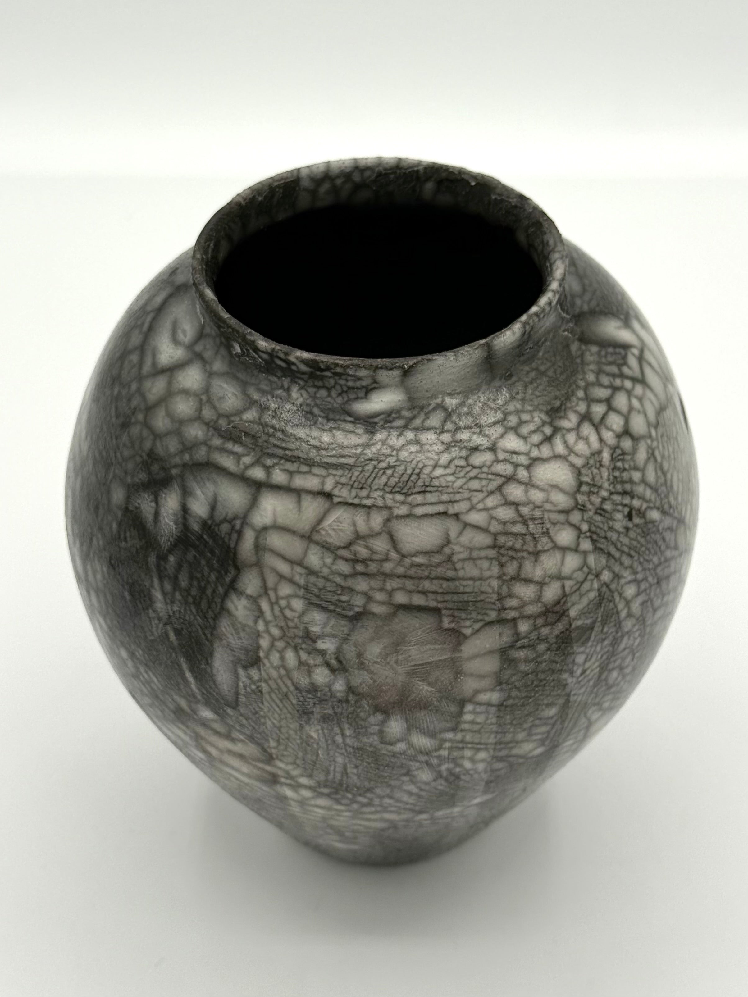 Raku Vase