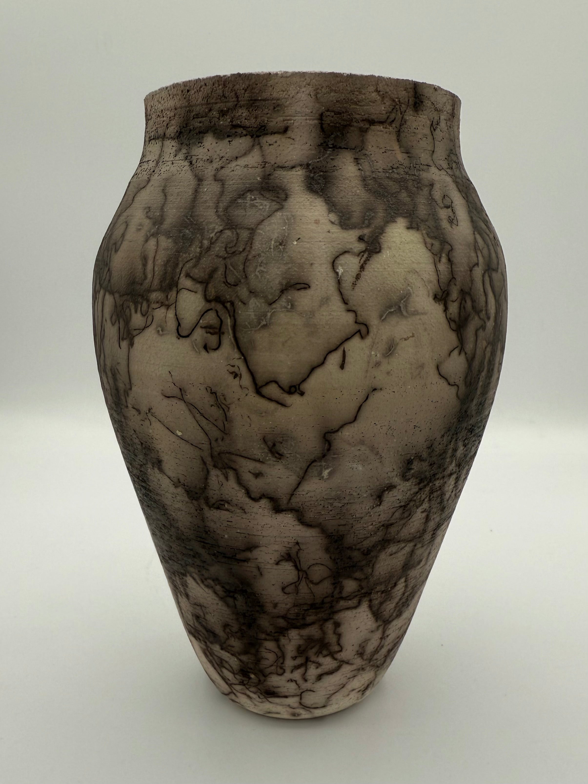 Horsehair Raku Vessel