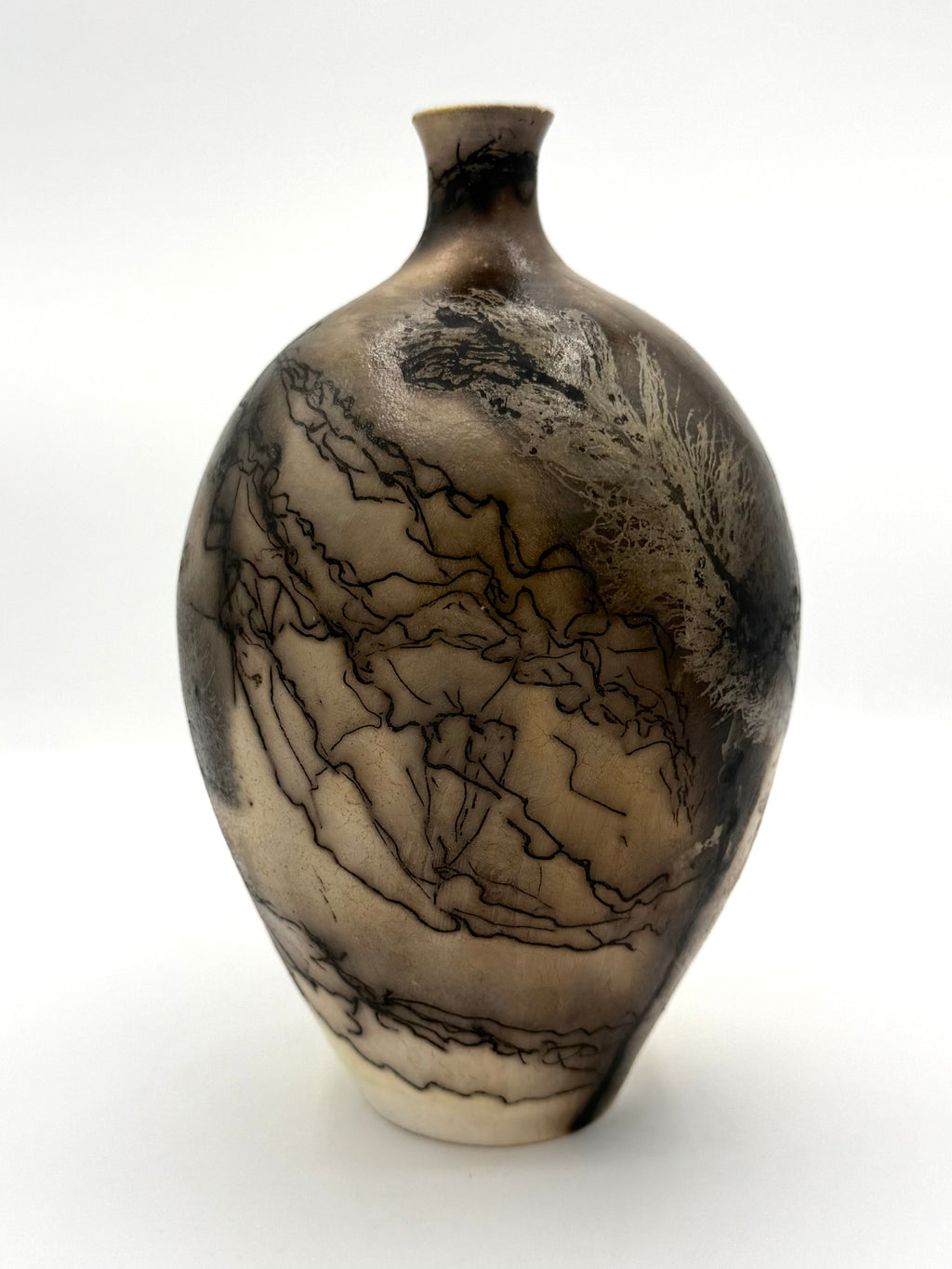 Raku Vase